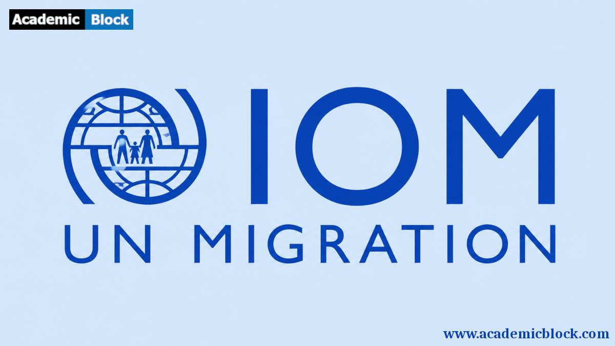 Logo of International Organization for Migration.