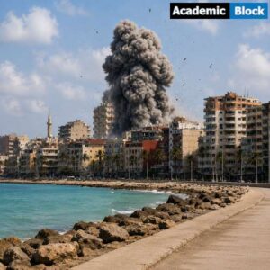 Image shows Tyre after Israel ordered evacuations ahead of strikes, while Iran demands an end to attacks in Lebanon.