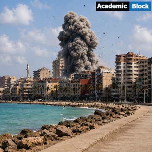 Image shows Tyre after Israel ordered evacuations ahead of strikes, while Iran demands an end to attacks in Lebanon.