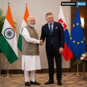 Prime Minister Narendra Modi and Slovak Prime Minister Robert Fico hold bilateral talks during a high-level meeting in Slovakia.