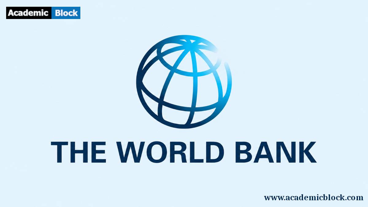 Image shows logo of World Bank.