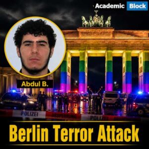 Image Showing Abdul Ballout shown alongside Berlin's Brandenburg Gate in a news graphic about the terror attack.