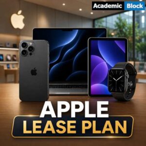 Image showing the Apple Lease Plan thumbnail featuring an iPhone, Mac, iPad, and Apple Watch with Apple Upgrade, a new leasing program.
