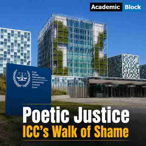 Image shows the official building of international Criminal Court ICC after its Chief Prosecutor Karim Khan is Ousted Amid Sexual Misconduct Allegations