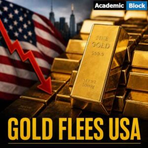 Image showing gold bars, representing the Dutch central bank's transfer of 86 tonnes of gold from the US and Canada to London.