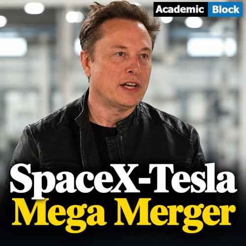 This image shows Elon Musk Calls SpaceX-Tesla Mega Merger a “Good Idea” Amid Rising AI Profits.