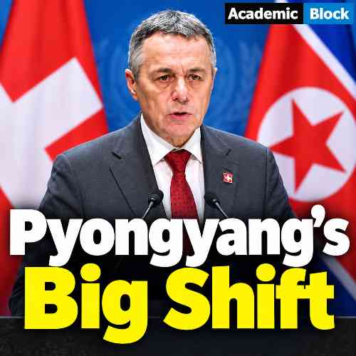 This image shows Swiss Foreign Minister Ignazio who will be visiting North Korea for Pyongyang Office Reopening.