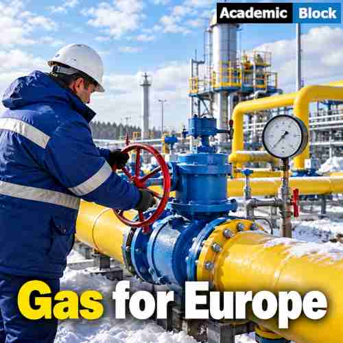 Image show a Russian operator working on Russian Gas Pipeline Facility.