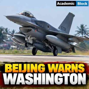 Image showing Taiwan’s F-16V fighter jet takes off as tensions rise over US arms support for Taiwan, with Beijing warning Washington.